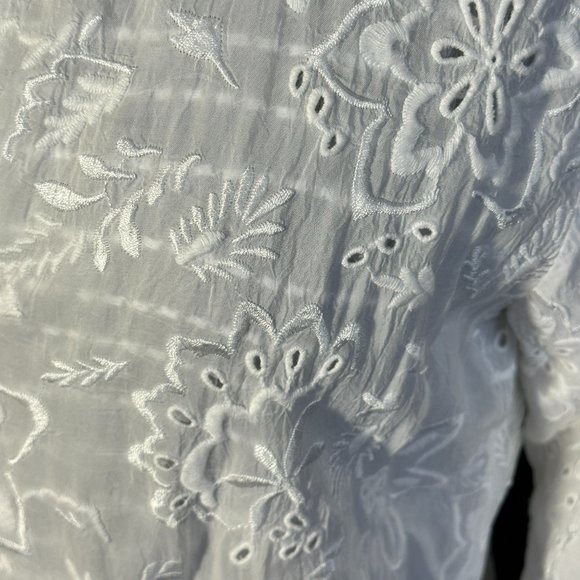 ABFAB! Johnny Was Valerie Jacket (Reversible) In White (SZ XS) (NWT) - Picture 6 of 12